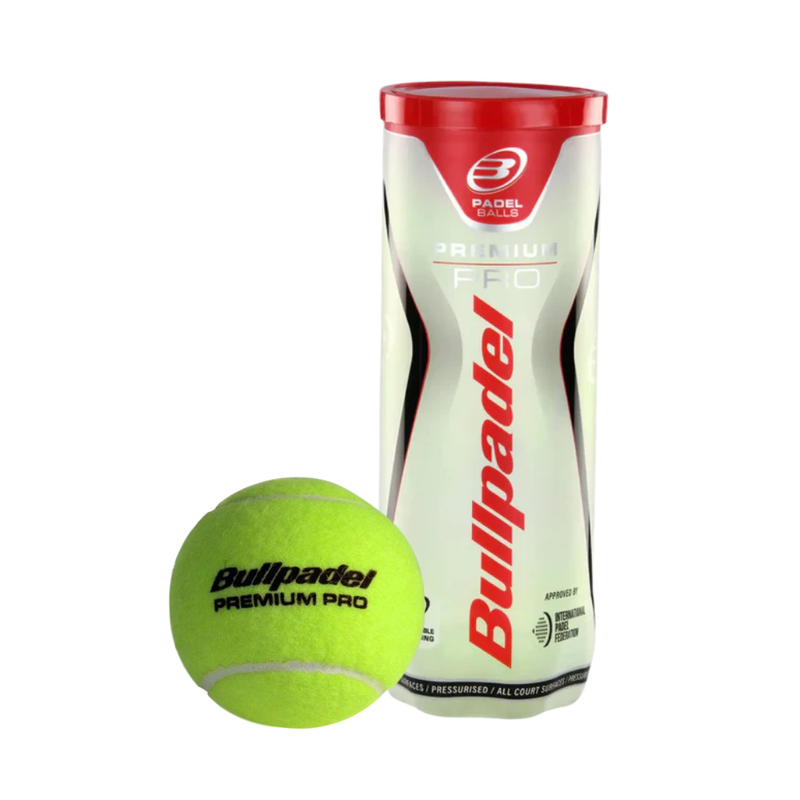 Tub med 3 bollar Bullpadel Premium Pro