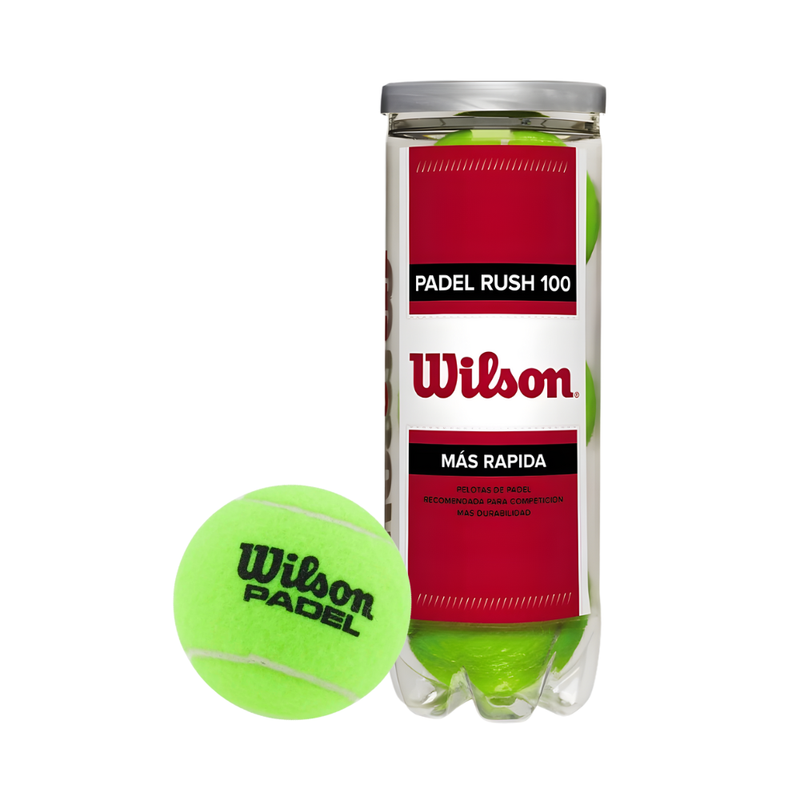 Tub med 3 bollar Wilson Padel Rush 100
